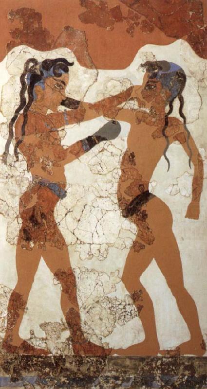 Wrestlers, unknow artist